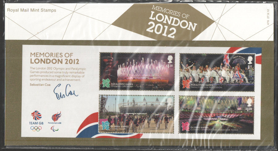 (image for) 2012 Memories of London 2012 Olympics Presentation Pack 476